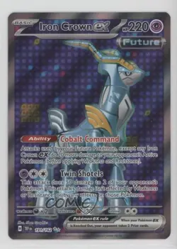 Iron Crown ex Ultra Rare Pokemon SV05: Temporal Forces #191 - Image 1