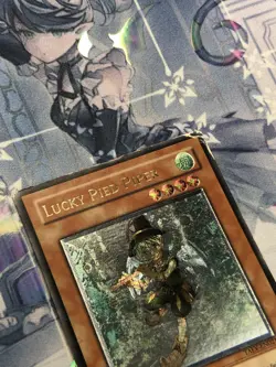 TAEV-EN021 Lucky Pied Piper Ultimate Rare 1st Edition Heavily Played YuGiOh TCG - Image 4