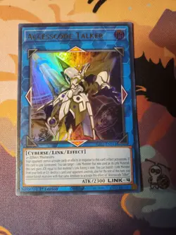 ACCESSCODE TALKER 1ST EDITION ULTRA RARE RA02-EN044 NM YUGIOH! - Image 1