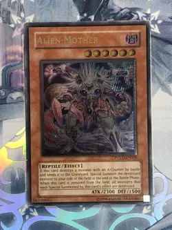POTD-EN028 Alien Mother Ultimate Rare UNL Edition Moderately Played YuGiOh TCG - Image 1