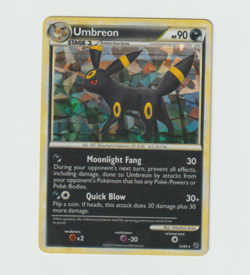 Umbreon 10/90 HS Undaunted Holo Rare Pokemon Card LP - Image 3