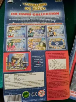 3 CD Card I Knights of the Zodiac Micro Mouse Pad 1986 Crystal Knights Golden - Image 2