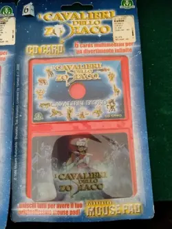 3 CD Card I Knights of the Zodiac Micro Mouse Pad 1986 Crystal Knights Golden - Image 3