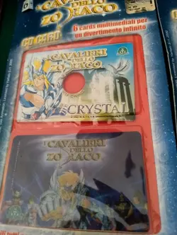 3 CD Card I Knights of the Zodiac Micro Mouse Pad 1986 Crystal Knights Golden - Image 4