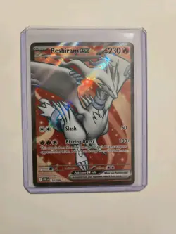 Pokemon TCG Reshiram ex 158/086 2025 White Flare Ultra Rare Card - NM - Image 1