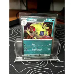 Tyranitar - 135/193 Pokemon Paldea Evolved Premium Collection Stamped Promo Card - Image 1