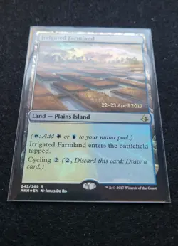 Irrigated Farmland - Foil - Prerelease Promo MTG Card - Image 1