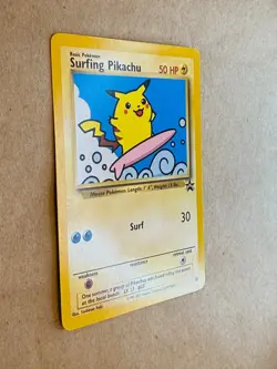 Surfing Pikachu 28/53 Black Star Promo Regular Pokemon card Near Mint / NM cond. - Image 2