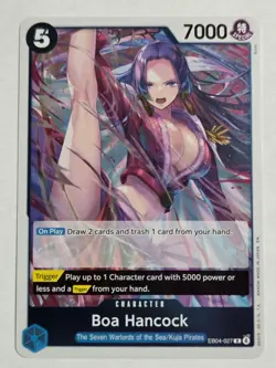 Boa Hancock EB04-027 Rare The Azure Sea's Seven One Piece Foil Near Mint - Image 1