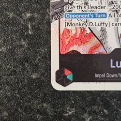 One Peice TCG St30 ST30-001 Luffy ace Alt Art Leader One Piece Card English - Image 4