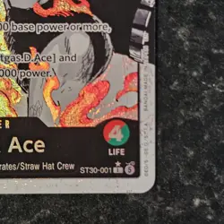 One Peice TCG St30 ST30-001 Luffy ace Alt Art Leader One Piece Card English - Image 5
