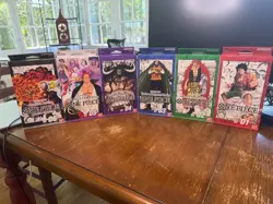 One Piece TCG Starter Deck Lot ST01-ST06 English New Sealed Complete Set - Image 1