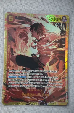 ONE PIECE TCG Portgas D. Ace OP16-118 SEC The Time of Battle ENGLISH NM - Image 1