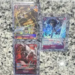 Bandai One Piece Card Game Borsalino Kuzan Sakazuki Lot 3 EN Foil OP16 - Image 1