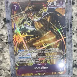 Bandai One Piece Card Game Borsalino Kuzan Sakazuki Lot 3 EN Foil OP16 - Image 4