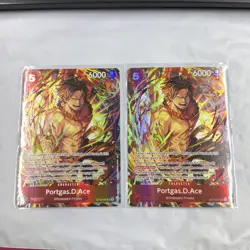 PORTGAS.D.ACE (ILLUSTRATION BOX VOL.5) ST15-005 ONE PIECE PROMOTION CARD NM/M 2 - Image 1