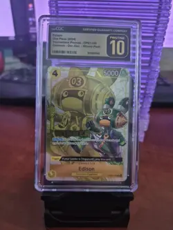 Bandai Edison Winner Pack 2024 Oct-Dec OP07-100 One Piece Promo Foil CGC 10 - Image 1