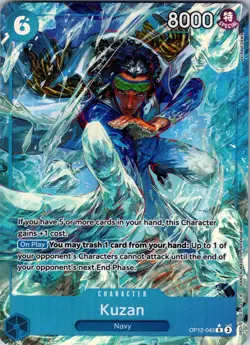 OP12-043 (English) Kuzan ALT ART - One Piece Legacy of the Master - Image 1