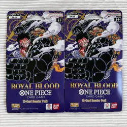 One Piece TCG Royal Blood Sleeved Booster Pack (OP-10) English LOT OF 2 - Image 1