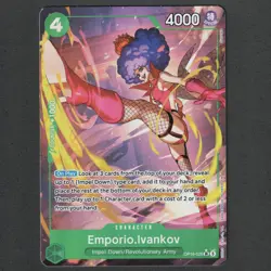 Emporio.Ivankov Alt Art OP16-026 One Piece the Time of Battle ENG M/NM - Image 1