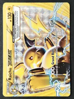 Pokemon TCG Raichu Break 50/162 Holo Card Breakthrough Series 2015 - Image 1