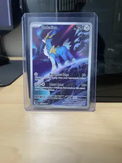 Pokemon Cobalion Full Art Rare Holo Basic Card BLK EN 144/086 2025 - Image 1