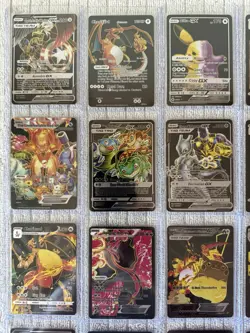 Lot Of 26 Black Foil Fan Art Pokemon Cards - Image 2