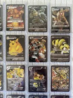 Lot Of 26 Black Foil Fan Art Pokemon Cards - Image 3