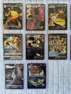 Lot Of 26 Black Foil Fan Art Pokemon Cards - Image 4