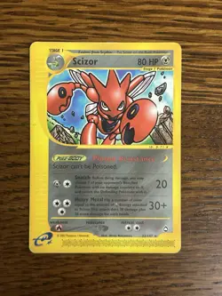Pokemon Scizor 032/147 Aquapolis Regular Card - Image 1