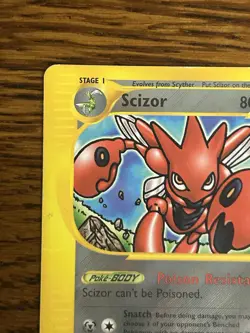 Pokemon Scizor 032/147 Aquapolis Regular Card - Image 3