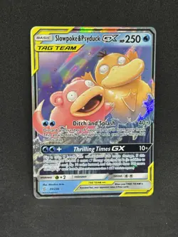 Pokemon TCG Slowpoke and Psyduck GX Tag Team Card 35/236 - Image 1