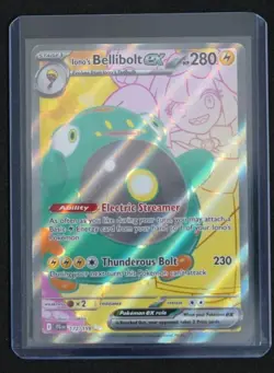 Iono's Bellibolt EX Holo-Pokemon TCG Card 172/159 SV Journey Together UR NM - Image 1