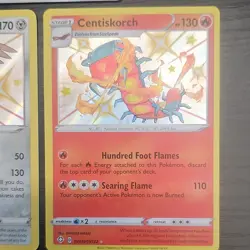 Pokemon TCG 3 Shiny Card Lot ENG Turtonator, Corviknight, Centiskorch (NM-LP) - Image 4