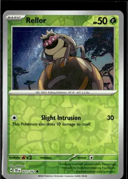 Pokemon Rellor 023/162 Temporal Forces Reverse Holo Common 5 Card Lot - Image 1
