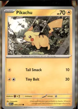 Pokemon Pikachu 055/217 ASC Ascended Heroes Non Holo 4 card lot - Image 1