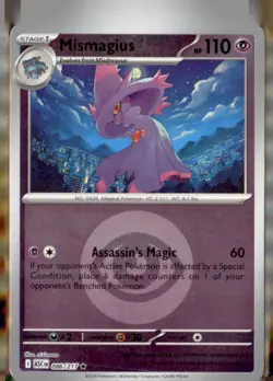 Pokemon Mismagius 086/217 ASC Ascended Heroes Energy Reverse Holo 4 card lot - Image 1