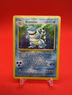 Pokemon TCG Blastoise Base Set Holo Unlimited Rare Card 2/102 - Image 1