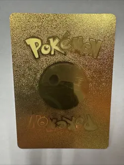 Pokemon Omneon GOLD Foil Fan Art Collector Card - 260 HP - Image 2