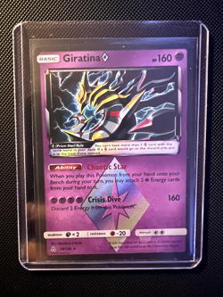 Giratina Prism Star 58/156 SM Ultra Prism Holo Card Pokemon TCG Card L/P - Image 2