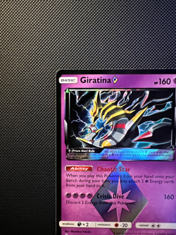 Giratina Prism Star 58/156 SM Ultra Prism Holo Card Pokemon TCG Card L/P - Image 4