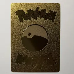 Pikachu Mega Charizard Y Cosplay Gold Foil Fan Art Card - Image 2