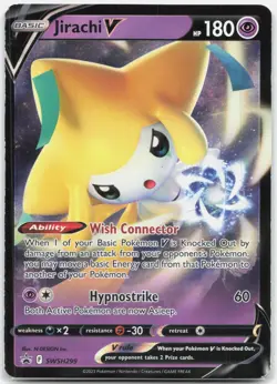 Jirachi V - 299 Promo SWSH: Sword & Shield Promo Cards SWSD Psychic Holo SWSH299 - Image 1