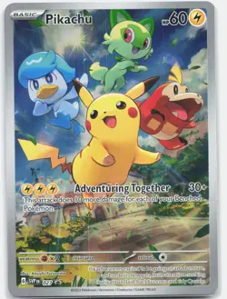 Pikachu Promo SV: Scarlet & Violet Promo Cards SVP Lightning Holo 027 2023 NM - Image 1
