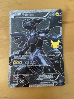 Zekrom 114/114 Celebrations: Classic Collection Holo 25th Pokemon card rare - Image 1