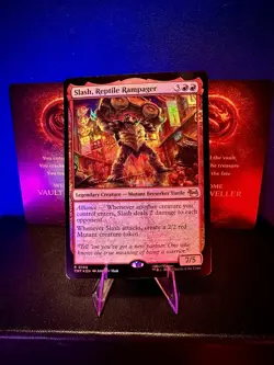 Slash, Reptile Rampager (TMT 0108), Foil, Magic The Gathering, Ninja Turtles - Image 1