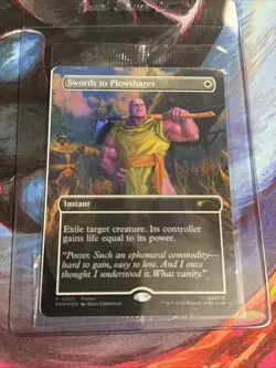 Magic The Gathering Swords To Plowshares Foil PSA Promo Sealed - Image 1