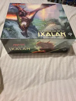 MTG Magic Explorers of Ixalan Box Set Factory Sealed 4 Decks w/ Board Game Tiles - Image 1