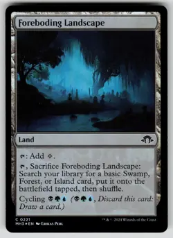 Foreboding Landscape Foil C Modern Horizons 3 221 NM - Image 1