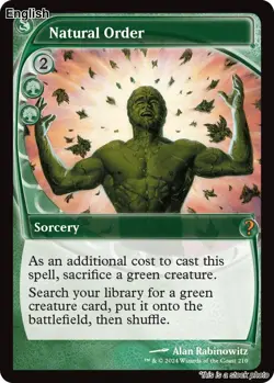 MTG: Natural Order (Future Sight) EN [MB2 - 210] - Image 1